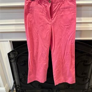 Talbots Vibrant Pink Cropped Pants